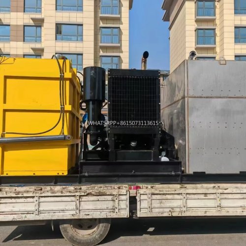 ماكينة هيدروجت عالية الضغط لإزالة علامات الطريق — تنظيف وإزالة طلاء الخطوط بالرش المائي