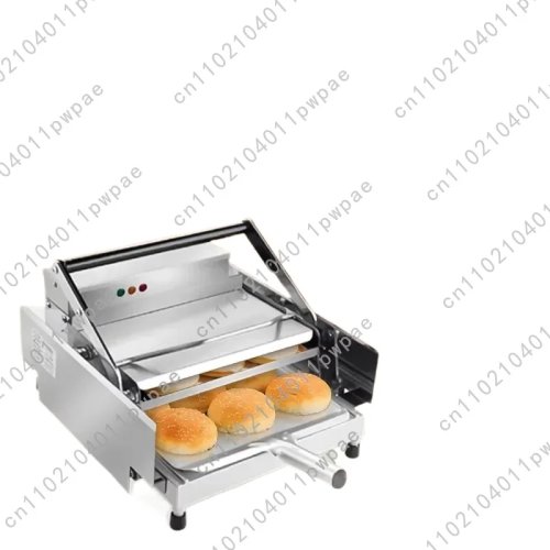 Elektrischer Burger-Toaster aus Edelstahl – Tischgerät zum Toasten von Brötchen und Patties