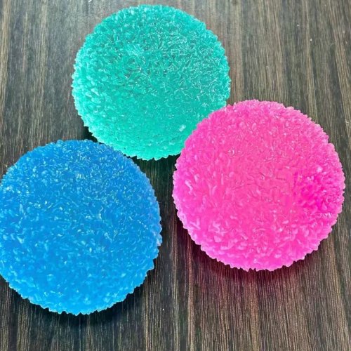 Mochi Squishy ijskogel — transparant sensorisch fidget-speelgoed, anti-stress met langzaam terugveren
