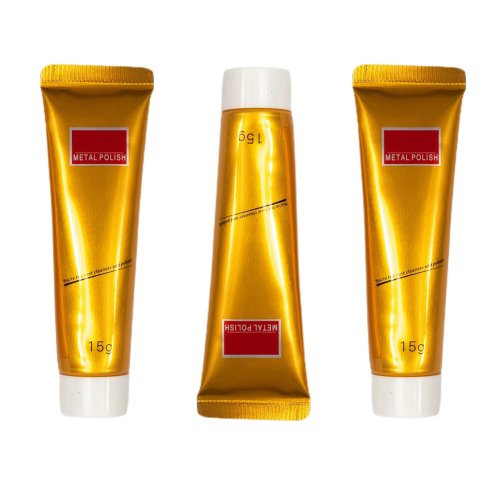 Set 3/6 uds de 15 g Crema pulidora para metales – Limpiador y removedor de óxido multifunción