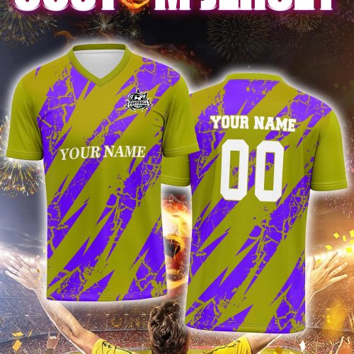 Camiseta de fútbol personalizada con foto, nombre y número — sin cantidad mínima
