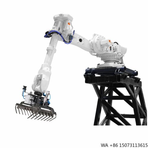 6-Axis Articulated Industrial Robot Arm, 1650 mm Reach — Automatic Palletizing with Robotic Gripper