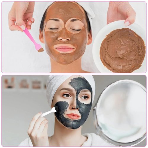 DIYフェイスマスク用ツール 10本入り ミニスパチュラ（ランダムカラー） マスクの混ぜ・塗布スティック