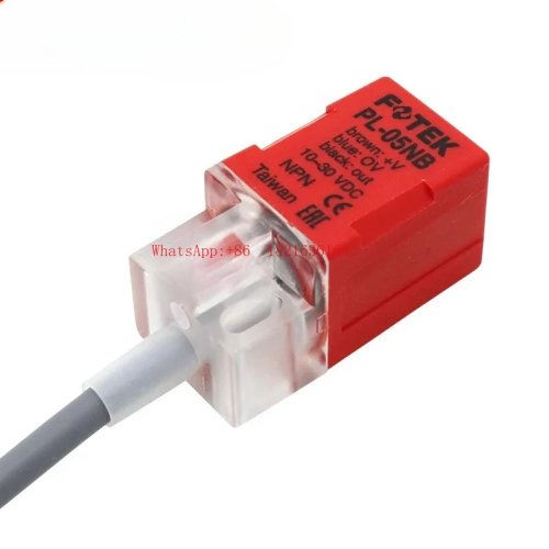 2er-Pack induktiver Näherungsschalter PL-05NB (NPN, Schließer NC) – Metall-Erfassungsabstand 5 mm, quadratisches Gehäuse, neu