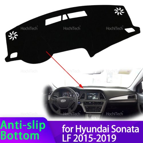 Dywanik na deskę rozdzielczą do Hyundai Sonata LF (2015–2019) – Pokrowiec na kokpit, mata antypoślizgowa i osłona przeciwsłoneczna