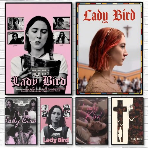 ポスター「Lady Bird」— リビング・ベッドルーム・バー向けクラシックアートプリント（サイズL）