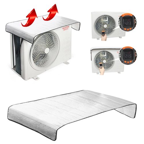 46×95 cm Outdoor Air Conditioner Cover — Sun, Rain, Dust & Snowproof AC Unit Protective Cover