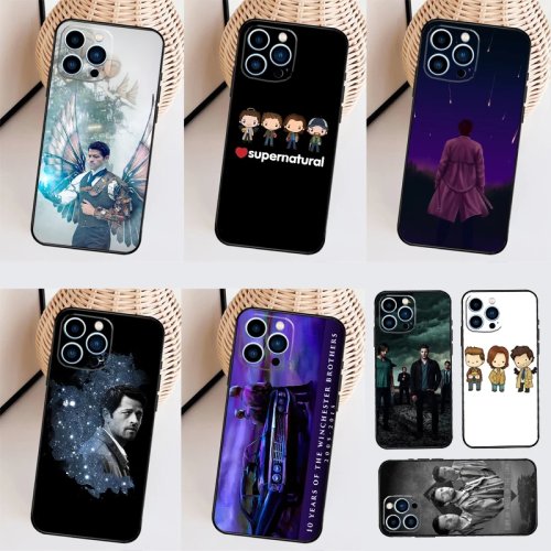 غطاء هاتف Castiel من Supernatural لهواتف Realme (متوافق مع C61، C63، C71، C55، C67، C51، C75، C65، C53، C35، 11، 12، 13، 14 Pro Plus، GT6، GT7، 15 Pro)