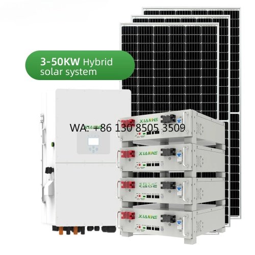 Sistema solar híbrido autónomo tudo-em-um 5/10/20/30 kW (10 kVA) para casa — solução completa