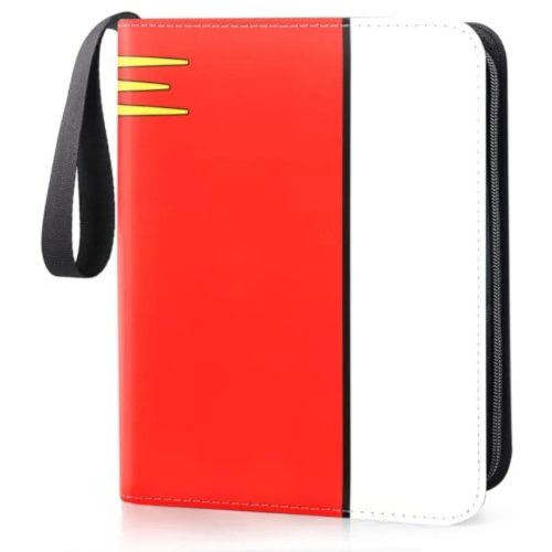 Classeur/album 4 pochettes pour cartes à collectionner — Capacité 400 cartes, 50 pochettes amovibles, portable