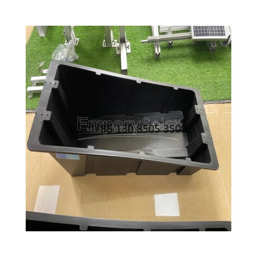HDPE ballast montagesysteem voor zonnepanelen op plat dak – liggende (horizontale) montage