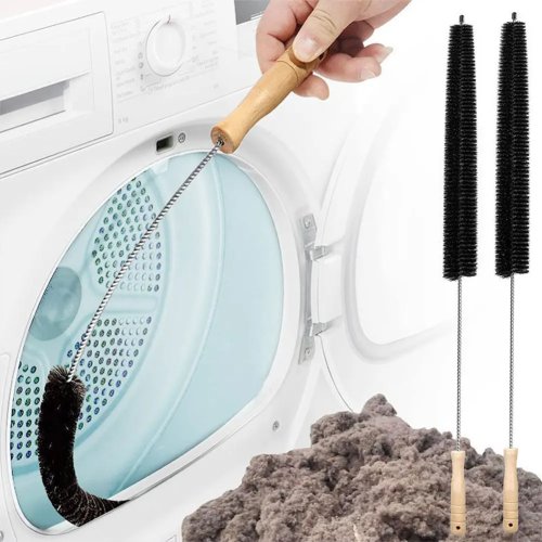 Bộ chổi làm sạch 70 cm cho ống thông hơi máy sấy – Chổi dẻo lấy lông, xơ cho máy sấy, máy giặt và két tản nhiệt