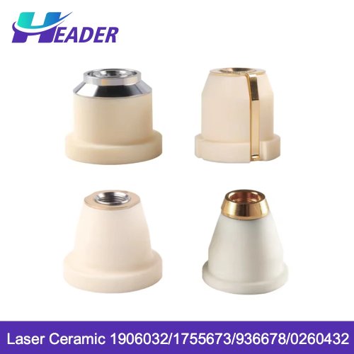 Anello ceramico, supporto ugello e sensore per testina di taglio laser a fibra — cod. 1906032/2509767/0260432/1349171