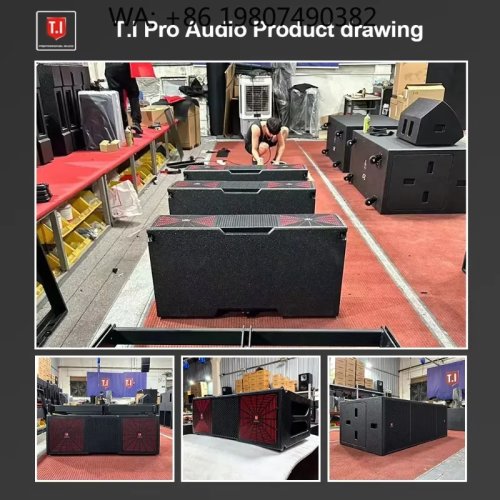 Enceinte line‑array active/passive avec amplificateur et caisson de basses intégrés — Sono portable pour concerts et soirées intérieur/extérieur