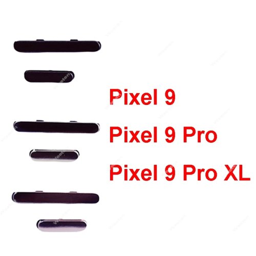 Кнопки питания и громкости для Google Pixel 9 / Pixel 9 Pro / Pixel 9 Pro XL - боковые кнопки вкл/выкл и громкость вверх/вниз