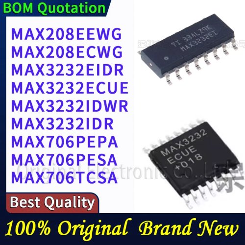 Układy scalone MAX208 / MAX3232 / MAX706 – transceivery RS232 i watchdog – różne modele, dostępne, wysyłka w 48 godz.