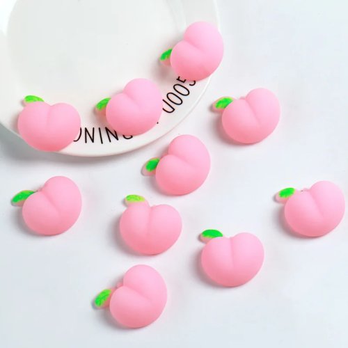 Pegatina para móvil melocotón exprimible – squishy blando con sonido de pedo, antiestrés