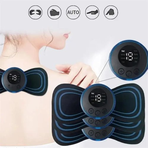 เครื่องนวดคอไฟฟ้า EMS – เครื่องกระตุ้นกล้ามเนื้อ (2/3/4 ชิ้น) 8 โหมด 19 ระดับความแรง บรรเทาอาการปวดคอและกล้ามเนื้อ