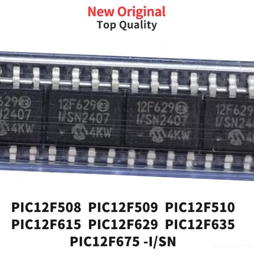 5 buah Microchip PIC12F508/509/510/615/629/635/675 SOP-8 IC mikrokontroler - Baru, Asli
