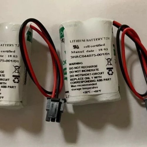แบตเตอรี่แท้ 7.2V รุ่น 3HAC044075-001/01 สำหรับหุ่นยนต์ ABB SMB