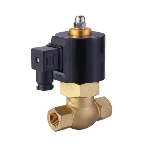 Válvula solenoide de latón 2L170-15 220V alta temperatura para vapor/aire/agua