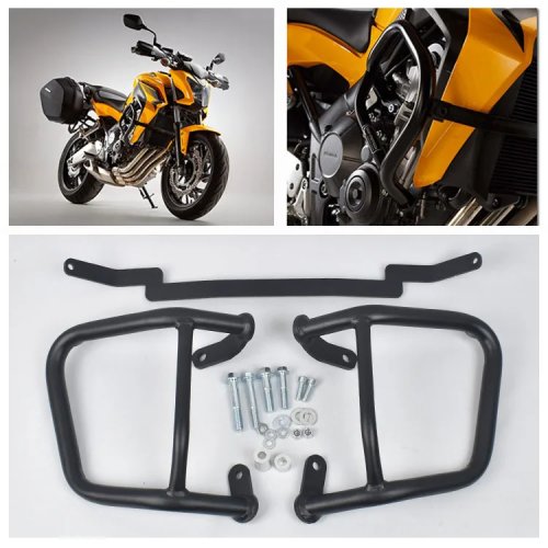 Защитная дуга двигателя из углеродистой стали для CB650R/CB650F — боковая защитная планка, противоударная/антиопрокидывающая