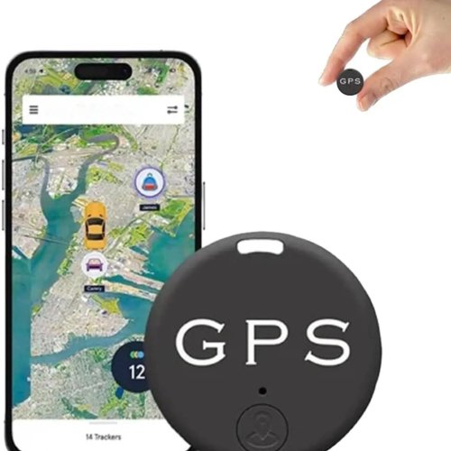 Mini localizador GPS para veículo — rastreador anti-perda com Bluetooth