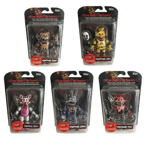 Figuras de acción "Five Nights at Freddy's: Security Breach" Midnight Harem, articuladas y desmontables – muñeco/figurilla para niños