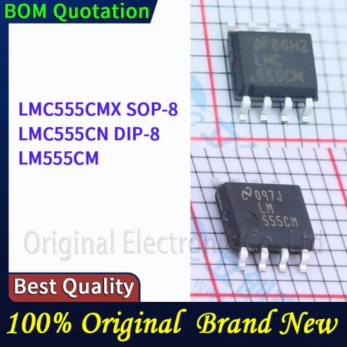 LMC555CMX / LMC555CN / LM555CM – CI temporizador 555 CMOS, en stock, envío en 48 h