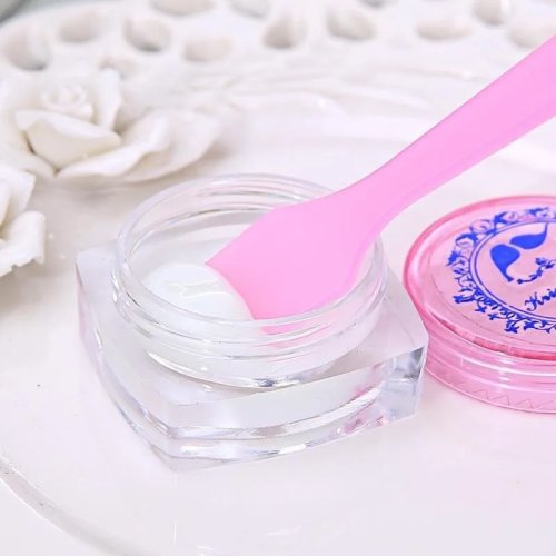 Set 10 Spatula Mini Kosmetik – Sendok/Cetok Mixer Masker Wajah Warna Acak (Pink)