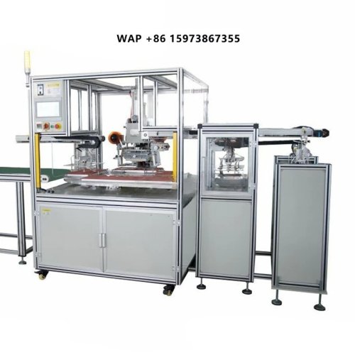 Volautomatische hitte-transfer foliedrukmachine voor leer en dunne materialen