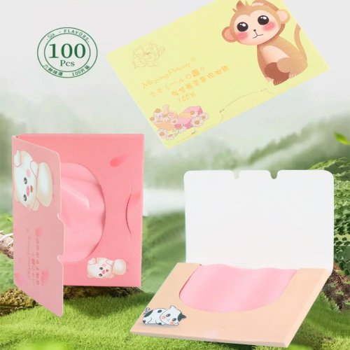 Матирующие салфетки/бумага для лица (blotting paper) — абсорбирующие жир листы, компактные и портативные, для макияжа
