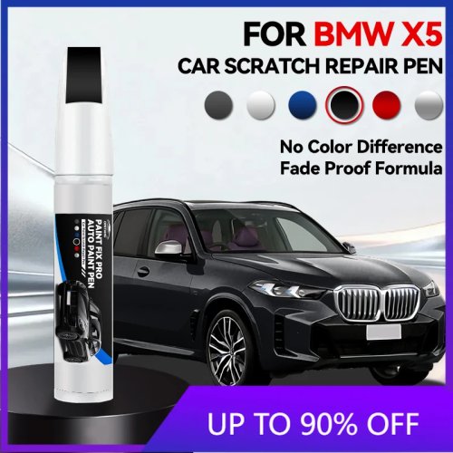 BMW X5 (1999–2025)용 터치업 페인트 펜 – 흠집 수리용, 그레이 C5A / 화이트 300 / 블랙 41