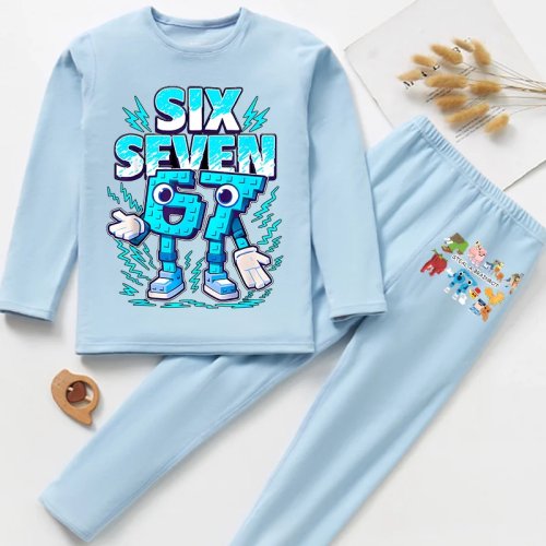 Pack 2 Pijamas Infantiles de Manga Larga Otoño/Invierno, Suaves y Cálidos con Diseño de Dibujos Animados — Regalo para Niños