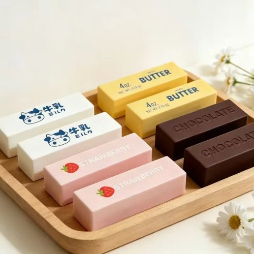 Butter squishy superzacht – knijp-speelgoed tegen stress, boter/chocolade design, fidget/sensorisch cadeau voor autisme