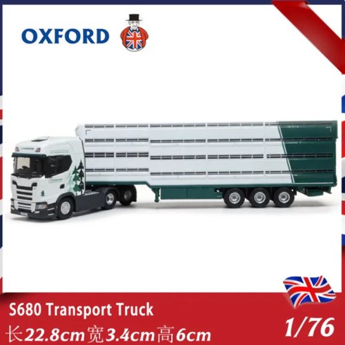 OXFORD модель грузовиков 1:76 — Scania S680 и DAF XF, литая металлическая миниатюра, коллекционная, для витрины, подарок мальчику