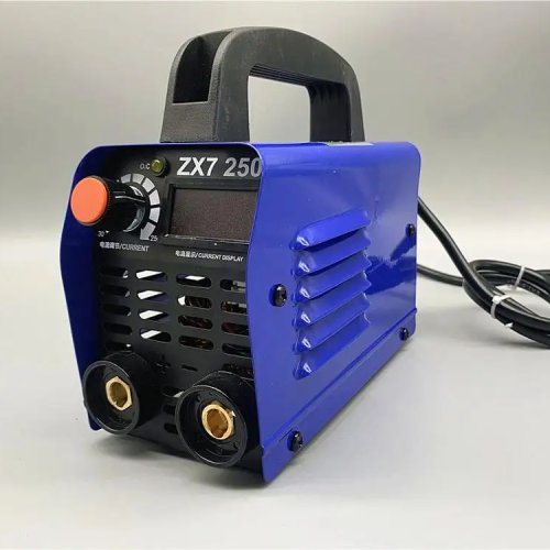 Soldador inverter MMA 250A 220V con pantalla LED, compacto, soldadura por arco DC, semiautomático