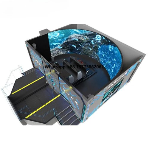 Bioskop Terbang 5D/7D/9D 2026, Layar Lengkung HD, Simulator Penerbangan Multi-kursi