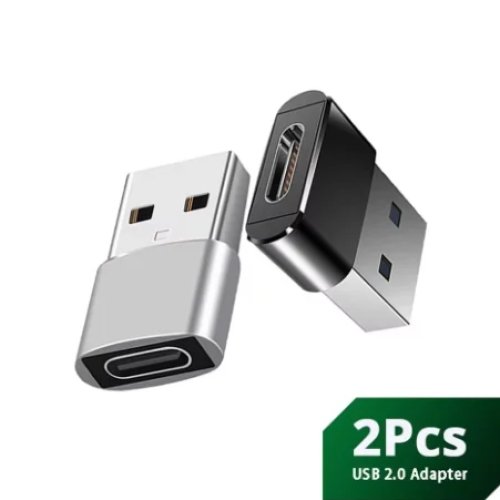 2 шт. OTG‑адаптер USB‑C — конвертер USB на USB‑C для MacBook, Samsung S20
