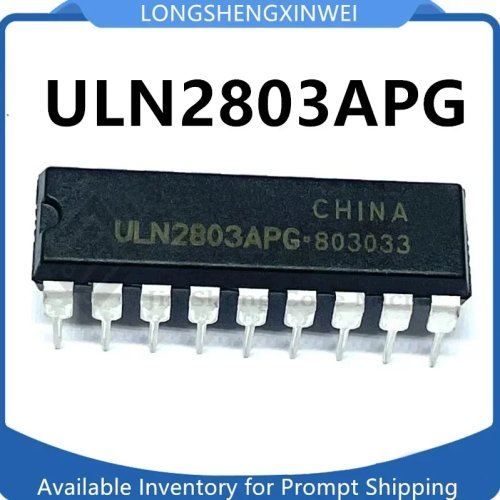 1 stuk ULN2803APG (ULN2803) DIP-18 Darlington IC — steekbaar, NIEUW