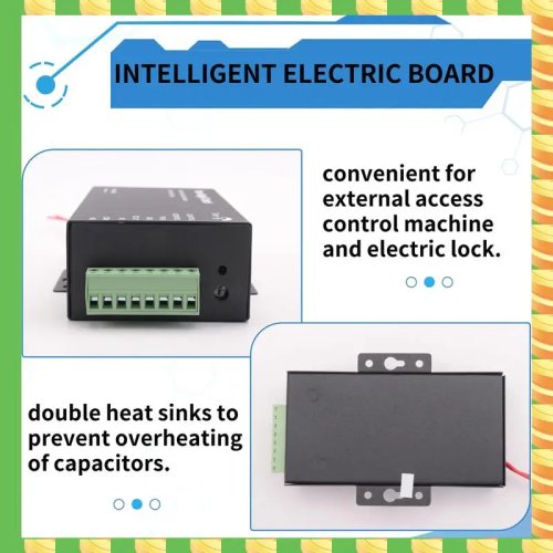 Zasilacz AB53 do kontroli dostępu AC110–240V → DC12V 3A do systemu drzwi, czarny