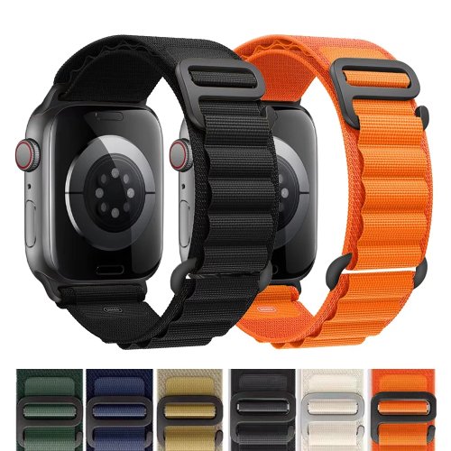 Cinturino Alpine in nylon per Apple Watch – compatibile con 49/46/45/44/42/40 mm (Series 11/10/9/8/7/6/SE/Ultra 2/3)