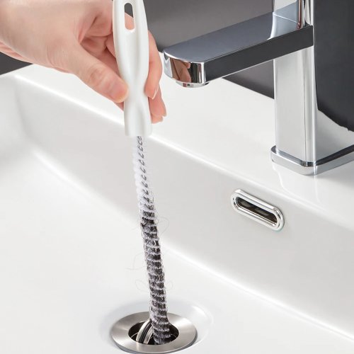 Chổi thông tắc ống mềm dẻo — lấy tóc và thông nghẹt cho lavabo, vòi sen và ống thoát