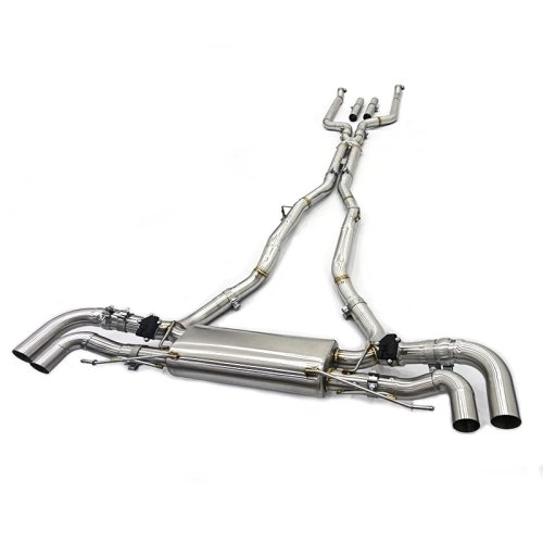 BMW X5 (G05)/X6 (G06) M50i M60i LCI 4.4L (2019–2024)용 캣백 Valvetronic 배기 시스템, 밸브 머플러 스테인리스