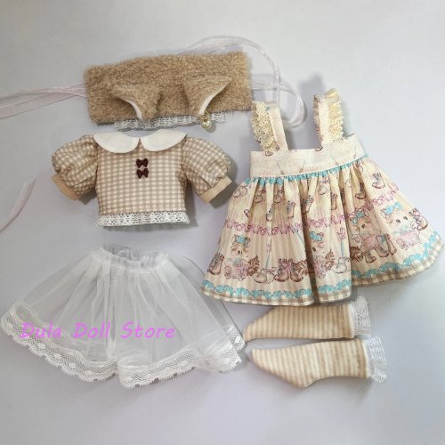 Dula 1/6 Scale Dress for GL4 6‑Point Doll — Doll Clothes & Accessories