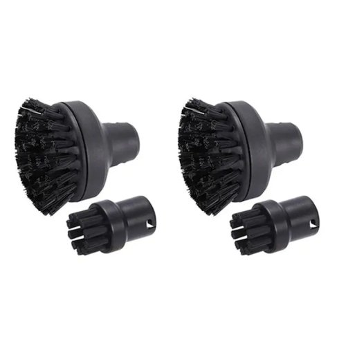 Spazzola rotonda grande A84G-2X per Karcher SC1/SC2/SC3/SC4 – Spazzola per pulitore a vapore con adattatore