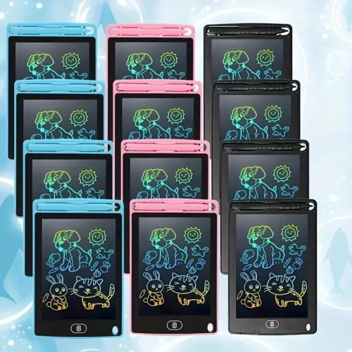 Tableta de escritura LCD para niños — pizarra de dibujo reutilizable y borrable, cuaderno de garabatos, juguete educativo ecológico