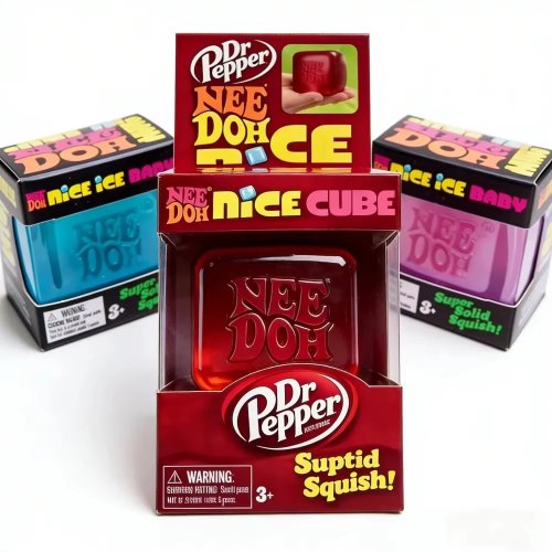 Needoh Nice Cube – Cubo sensorial antiestrés para ansiedad y concentración, para adultos y niños, juguete de escritorio, ideal como regalo