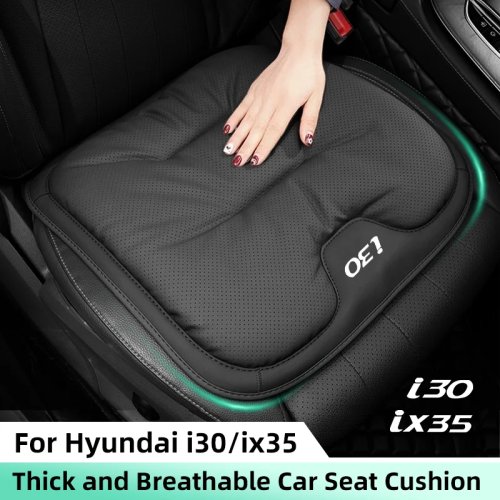 غلاف مقعد أمامي من جلد نابا 3D متوافق مع Hyundai ix35/i30 - وسادة واقية سميكة ناعمة ومضادة للانزلاق