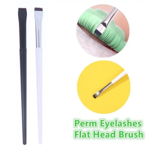 Flache Wimpernbürste für Lash-Lift/Laminierung – Profi-Tool zum Separieren und Stylen von Extensions